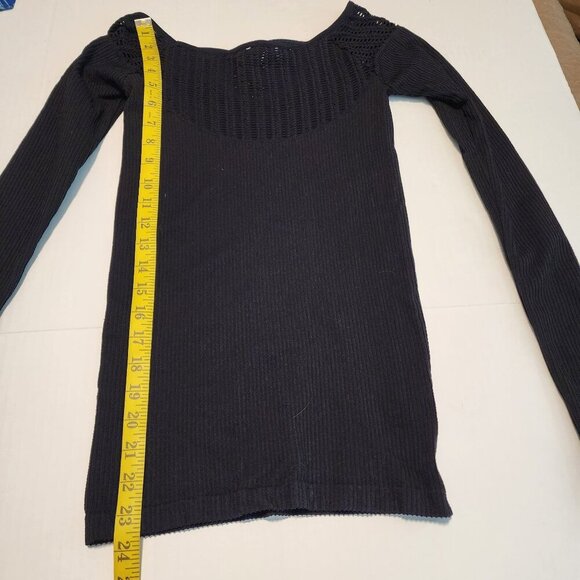 Intimately Free People sz M / L bundle 3 tops ribbed long sleeve laser cut out - Picture 11 of 14